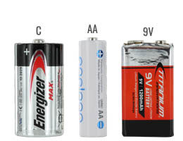 Dimensions of deals a 9v battery